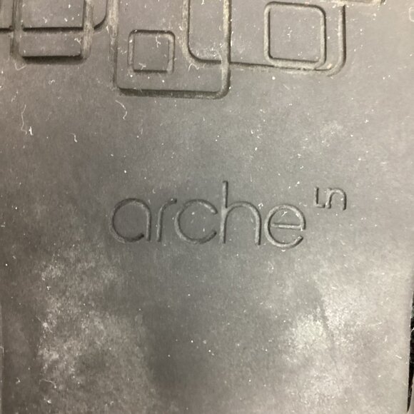 Arche Milyki Patent Leather Womens 41 Slingback Open Toe Sandals Black - Picture 8 of 11